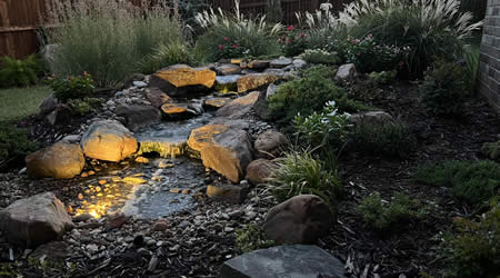 Pondless Waterfall Construction